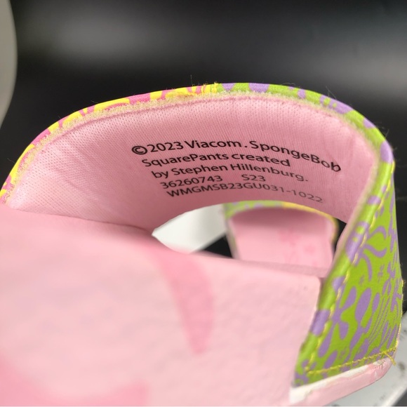 SpongeBob SquarePants and Patrick Comfort Casual Slide Sandals Size 13 - Picture 7 of 9